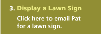 Display a Lawn Sign