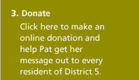 Donate to Pat's Campaign